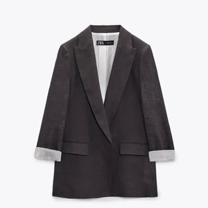 Zara Linen Blazer